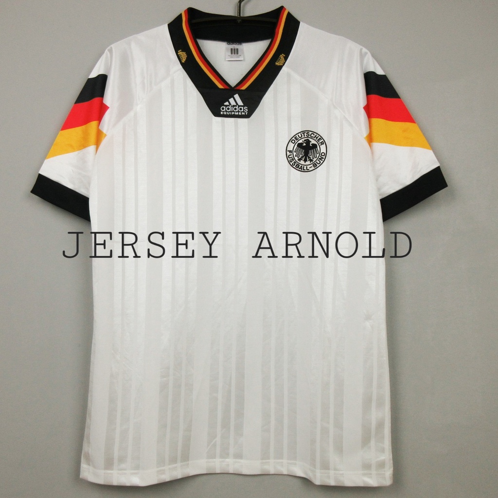 JERSEY JERMAN HOME RETRO TAHUN 92 93 MUSIM 1992 1993 XXL 2XL PIALA DUNIA GO GRADE ORI THAILAND AAA N