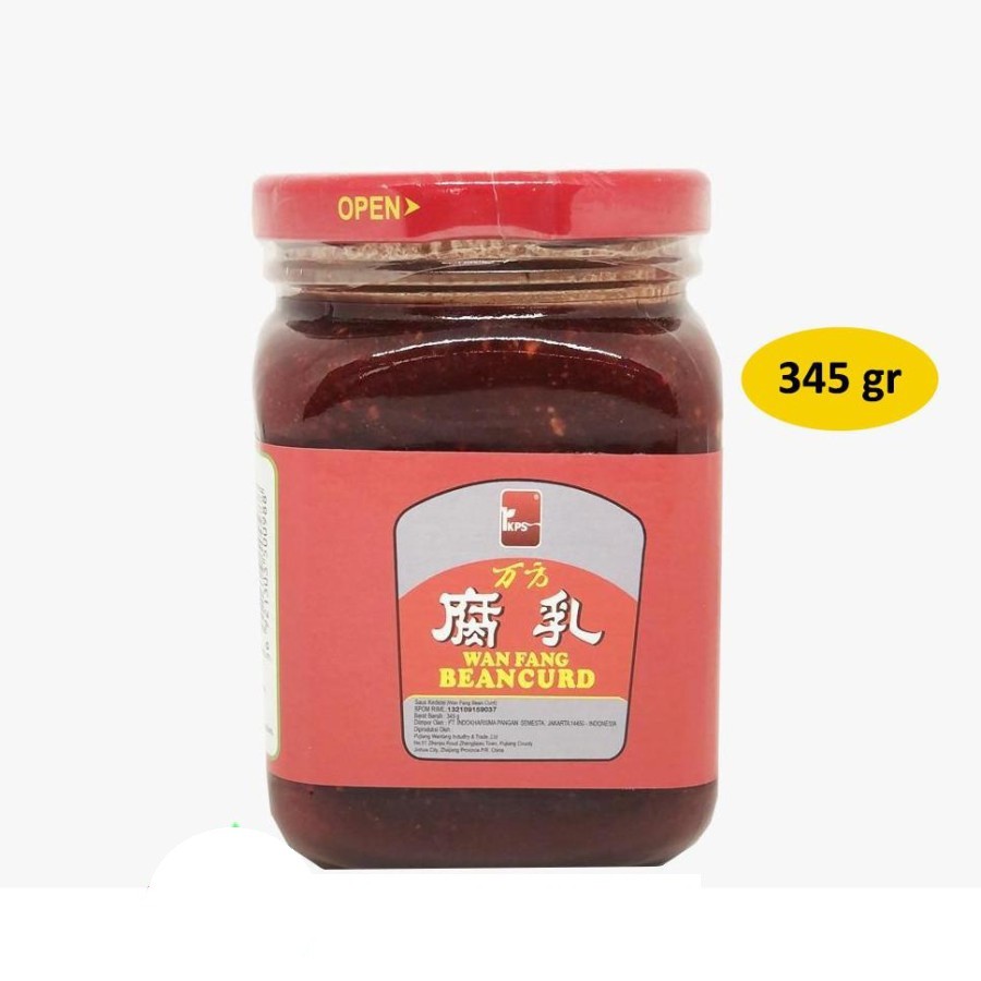 

WAN FANG BEANCURD TAUJU FU CHUNG BEAN CURD TAHU ASIN MERAH FERMENTASI WanFang 345gr TAU JU