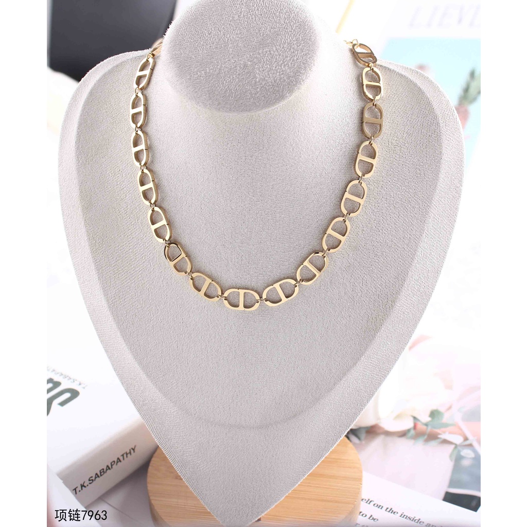 Set Perhiasan Titanium Kalung/Gelang 7963/2898