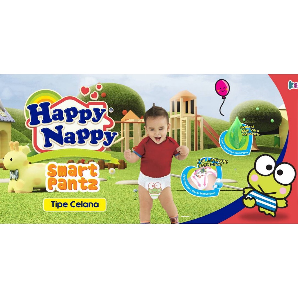 Popok Bayi Happy Nappy Smart Pantz Tipe Celana M54 M 54 Jumbo