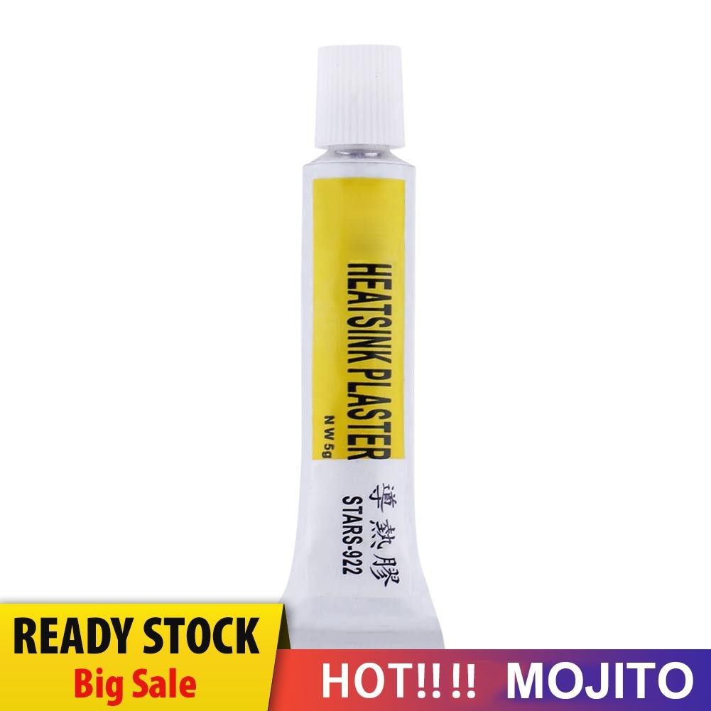 MOJITO 1pc 5g Heatsink Plaster STARS-922 Thermal Silicone Adhesive Cooling Paste #8Y