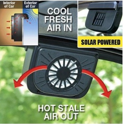 Kipas Otomatis Tenaga Surya Untuk Mobil car cooler