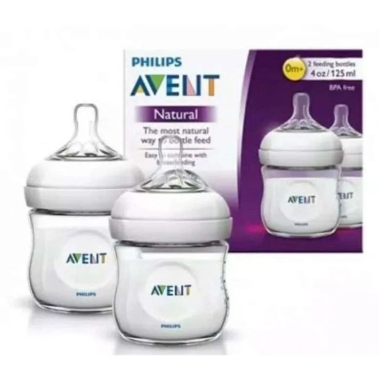 Philips Avent Natural Botol Susu Wide neck 125ml 260ml Philips Avent Bottle Philip