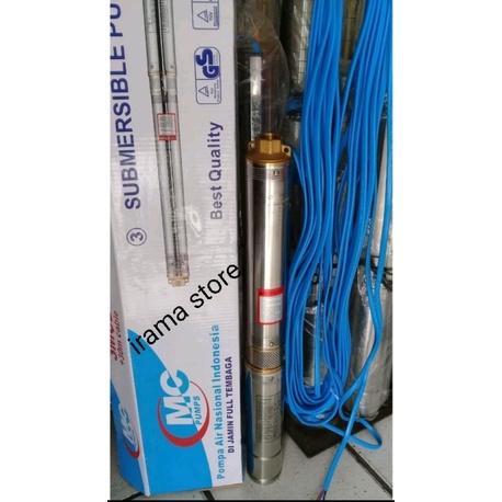 POMPA SATELIT/POMPA SUBMERSIBLE/NASIONAL MC 3” 0,25 Hp (180watt) + Kabel 30M
