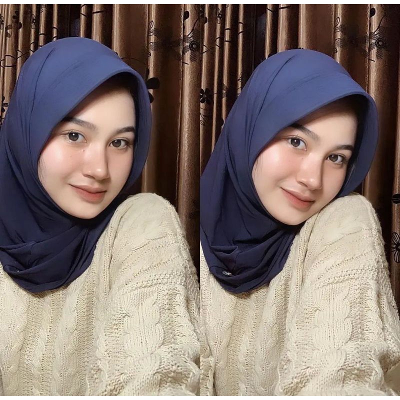 Bergo sporty pet kecil Bergo instan Bergo jersey