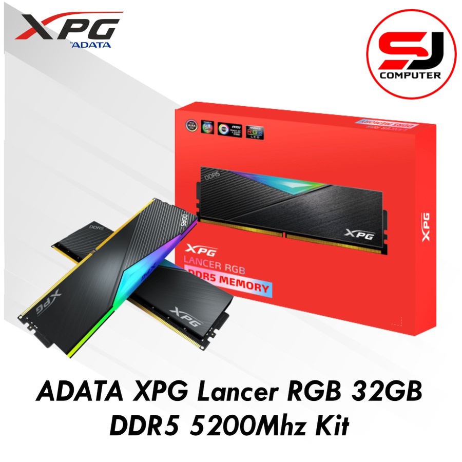 Ram Adata XPG Lancer RGB 32GB Kit 5200Mhz DDR5 | Memory Longdim Adata