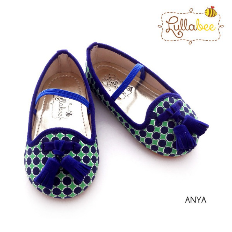 Lullabee Anya - Green Polkadot