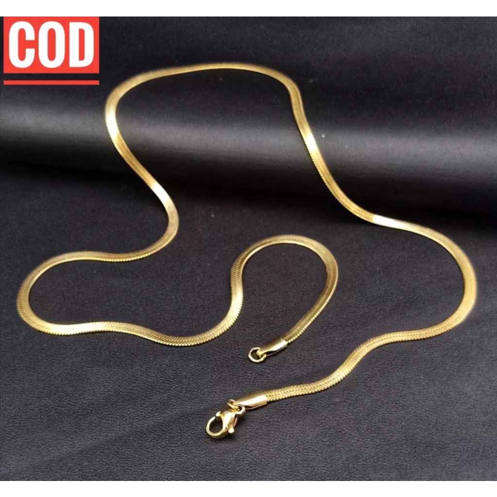 KALUNG BELUT GEPENG TITANIUM MODEL TER LARIS