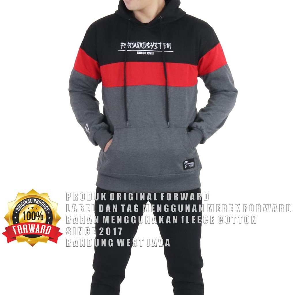 Jaket Pria Sweater Hoodie Forward System