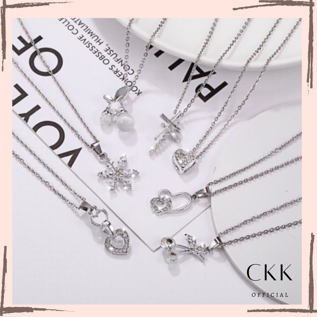 ➰CKK➰ Kalung Liontin  FA02 Trendy Fashion Wanita Korea Aksesoris Murah