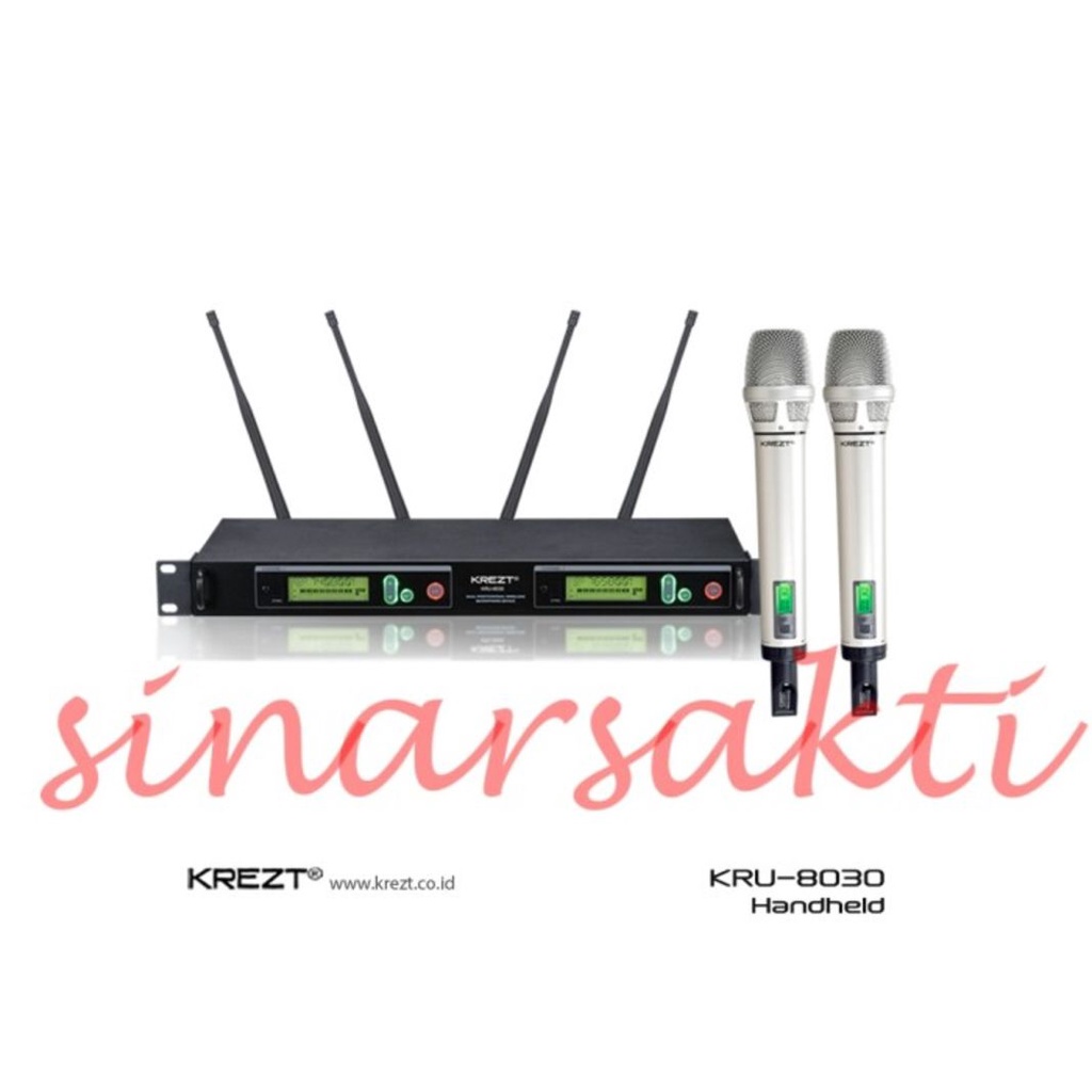 Jual Mic Wireless Krezt Kru Handheld New Edition Shopee