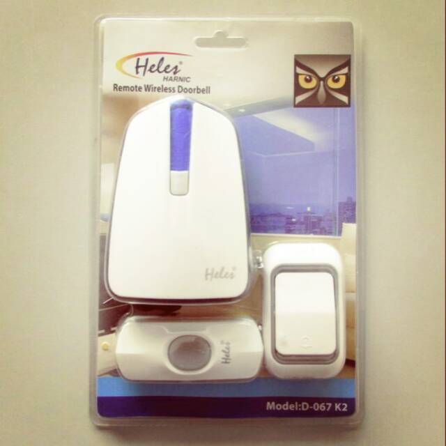 Bell pintu wireless heles-Harnic D-067 K2 ORIGINAL