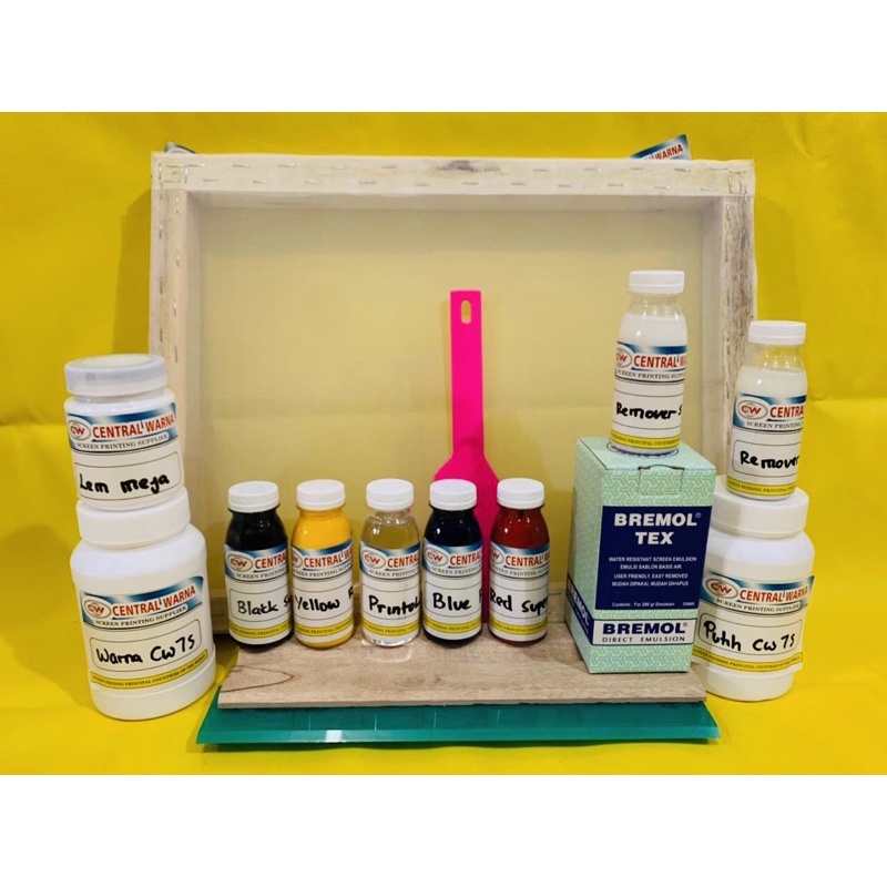 

Paket Alat Sablon Pemula Screen 30x40 T54