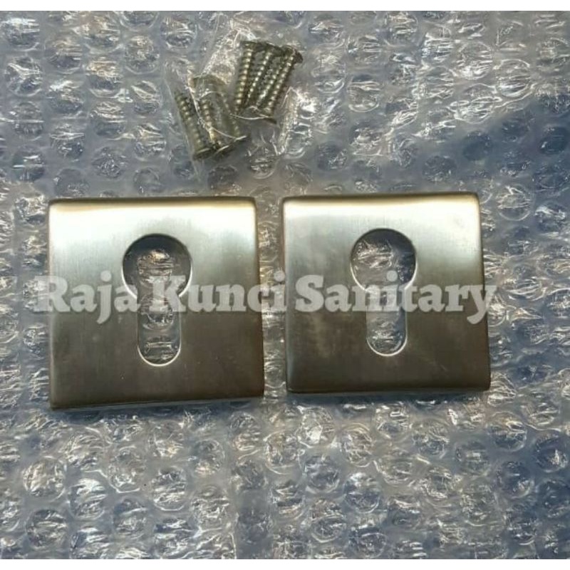 Ring Kunci Kotak Stainless/Penutup Lubang Kunci Stainless