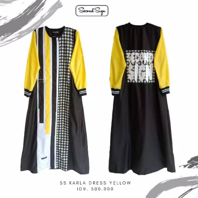 Gamis Casual Second Sign Karla Dress