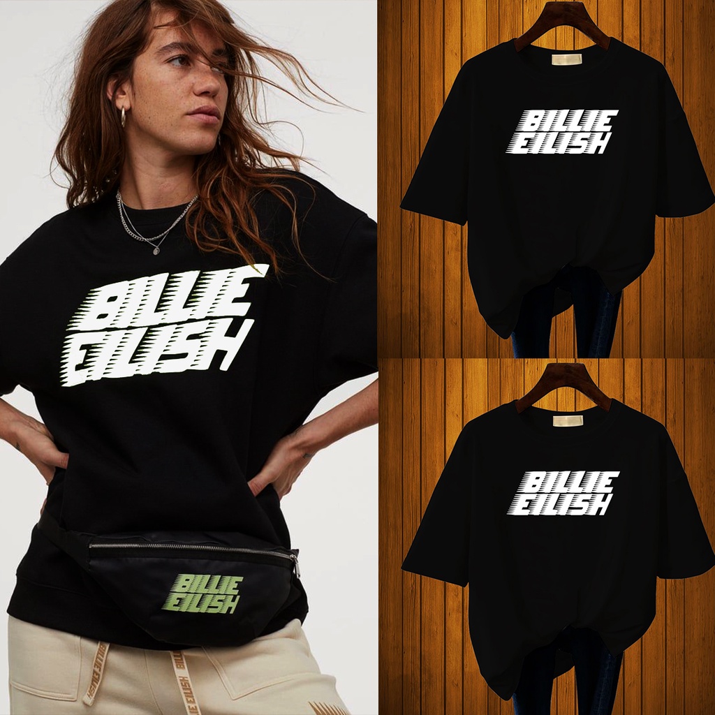 CALVIERO SHOP - BAJU KAOS ATASAN WANITA PRINT BILLIE DOUBLE FONTS