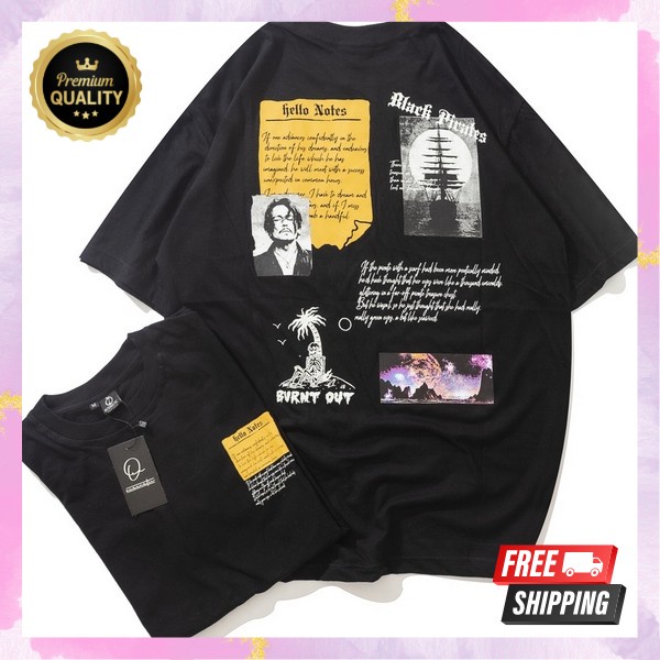 Atasan Termurah Kaus Oblong Kekinian T-Shirt Original Kaos Import Oversize Outfit Import Baju Atasan