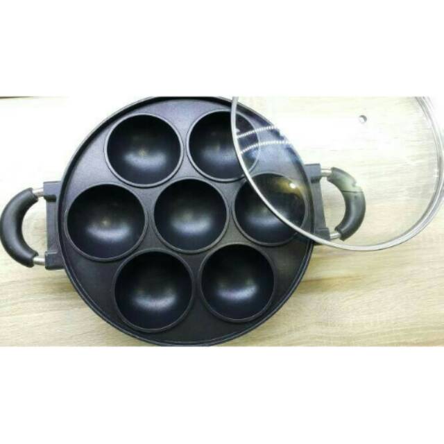 Cetakan Kue lubang 7 cekung / Cetakan kue happy call