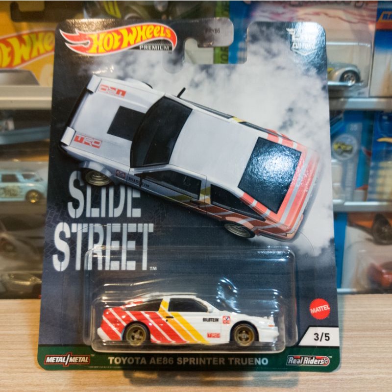 HOT WHEELS TOYOTA AE86 SPRINTER TRUENO - SLIDE STREET - PREMIUM