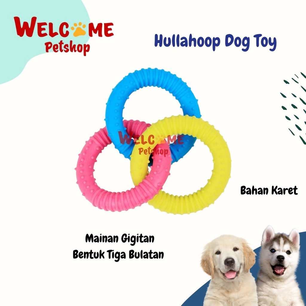 Hullahoop Dog Toy / Mainan Gigitan Anjing / Mainan Anjing