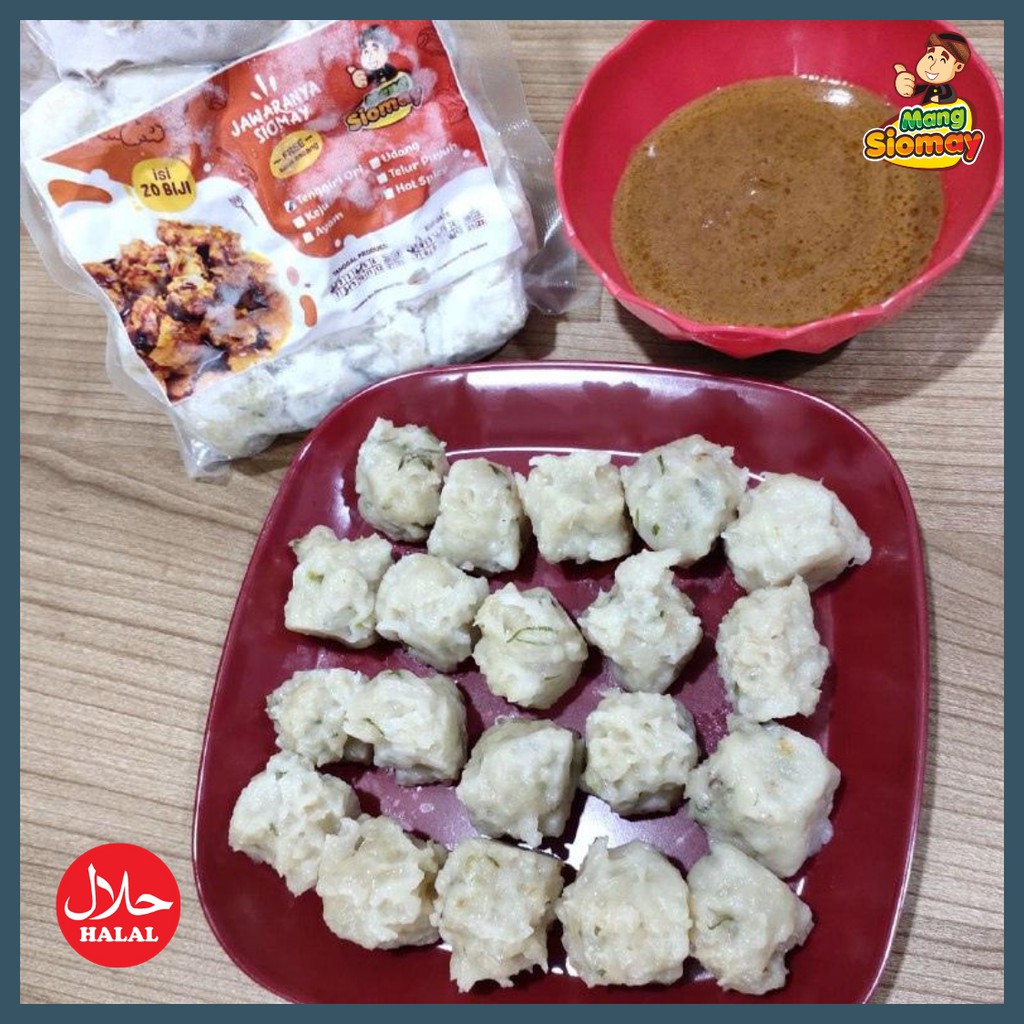 

}518~ Mangsiomay Siomay Beku Frozen - Somay Ikan Tengiri Halal dan Enak