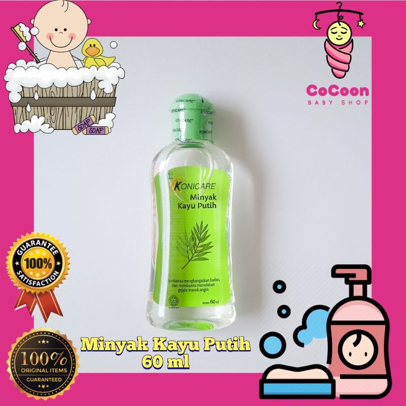 Konicare Minyak Kayu Putih 60 ml / Minyak Bayi Menghangantkan Tubuh