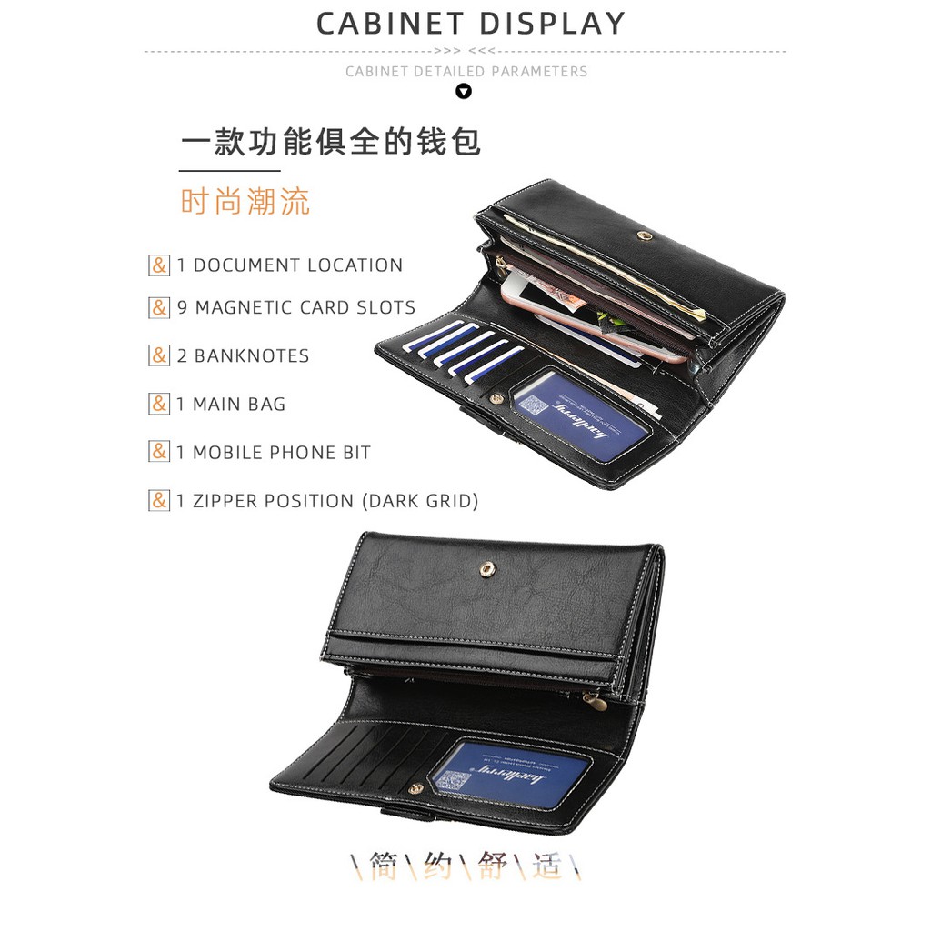 DOMPET PESTA WANITA BAELLERRY ORIGINAL NEURA WA133B5 IMPORT PREMIUM KOREA MURAH HITAM KULIT PANJANG