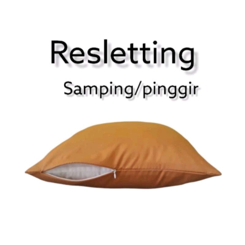 Sarung Bantal Sofa premium uk 40x40 cm dan 50x50 cm  Embos polos Pakai Resleting (satuan)