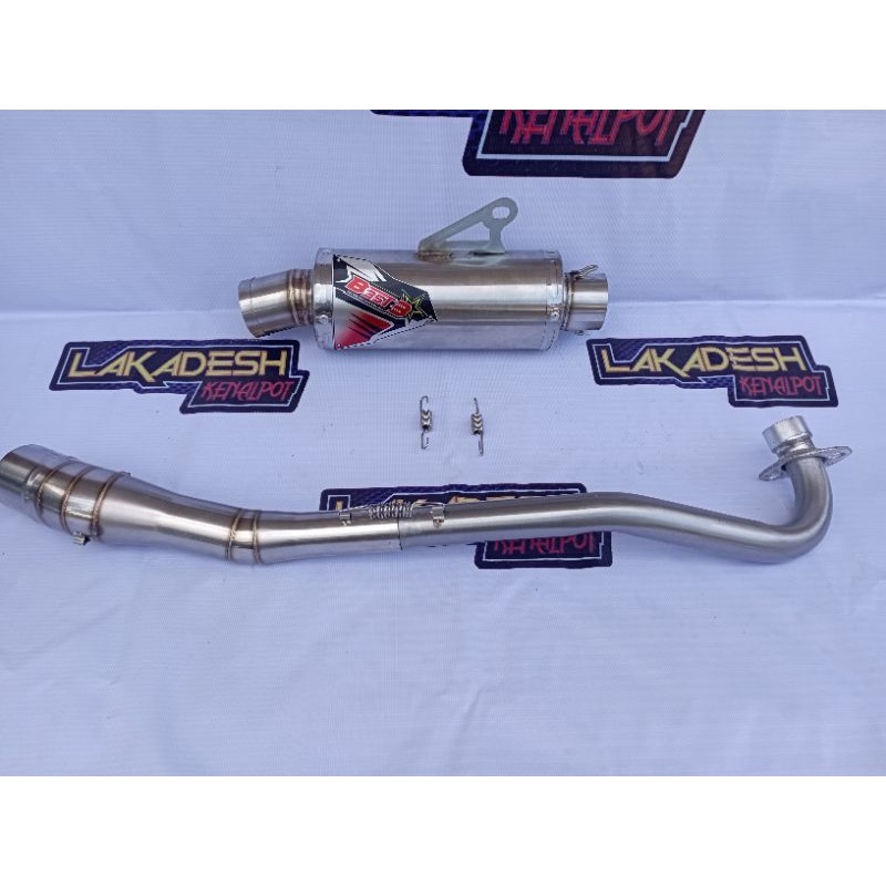 KNALPOT BEST 3 ALL BEBEK (INLET 50) JUPITER REVO VEGA KHARISMA SMASH SUPRA SHOGUN BLADE DLL