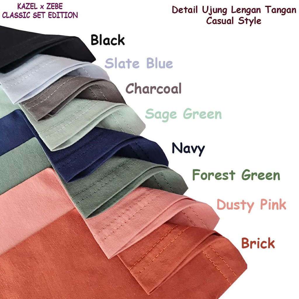 Kazel x Zebe Setelan PREMIUM Anak Classic Set 1-12 Tahun part 2 CBKS SO