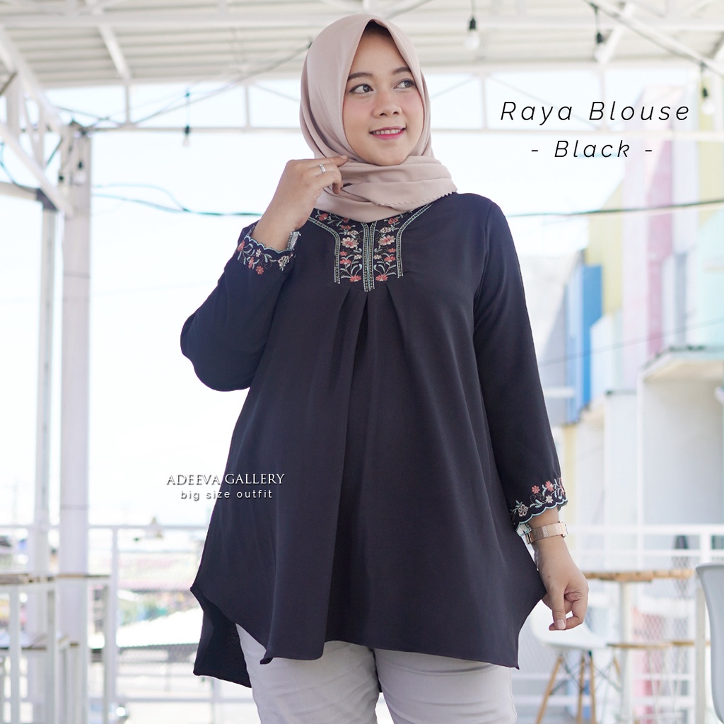 ADEEVA Raya Blouse Jumbo Original 5 Ukuran