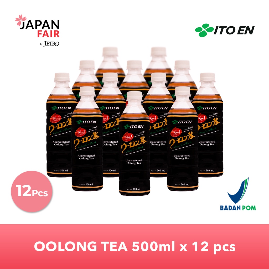 

ITO EN Oolong Tea Unsweetened Teh Oolong 480 ml No Sugar - 12 pcs