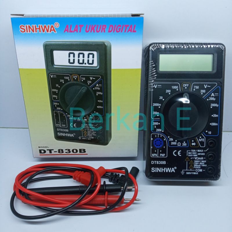 Multitester Multimeter Avometer Digital DT-830B