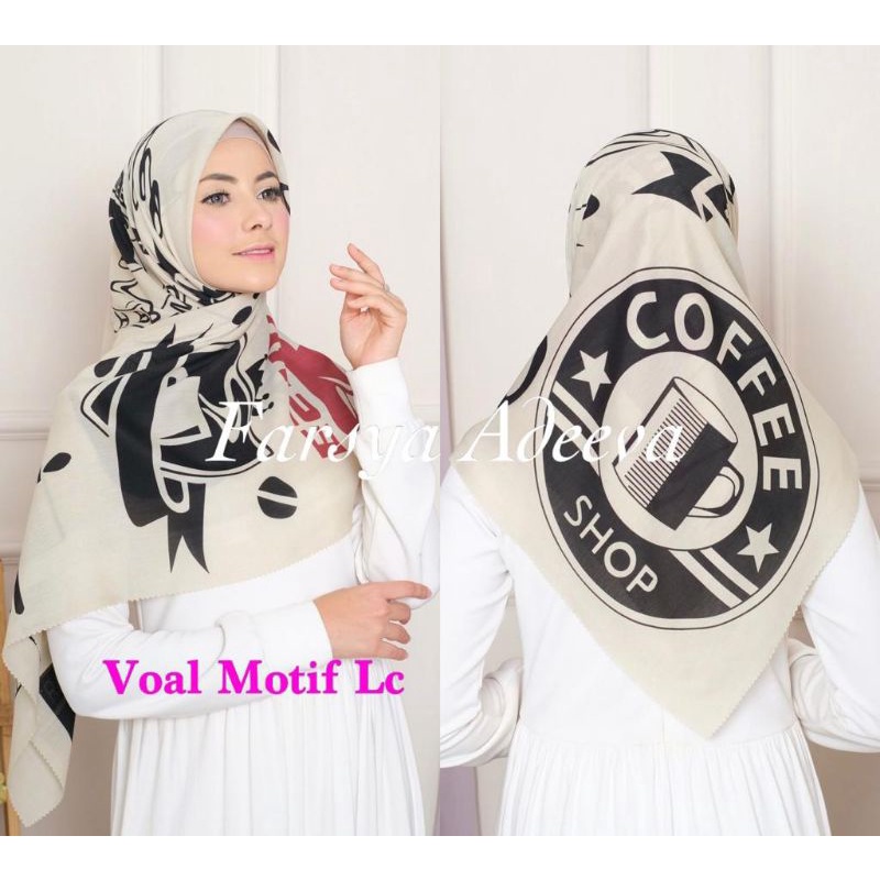 hijab koran/jilbab koran/kerudung koran/denay koran||park 1-Coffe original