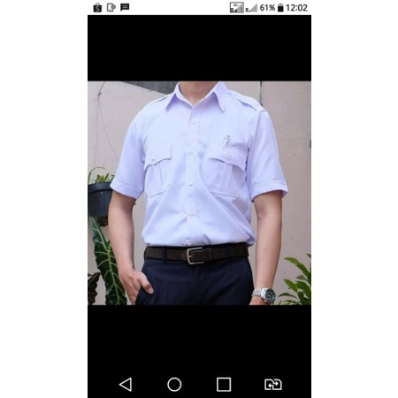BAJU PDH/SERAGAM PNS STANDART SK COWOK LENGAN PENDEK KAIN NAGATA PREMIUM