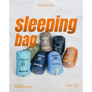 Sleeping bag irco polar bantal - Kantung tidur camping - Sleepingbag polar tebel - Sb polar parasut