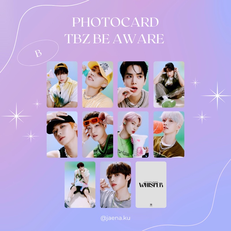[THE BOYZ] PHOTOCARD BE AWARE WHISPER THE BOYZ ‼️BACA DESKRIPSI‼️