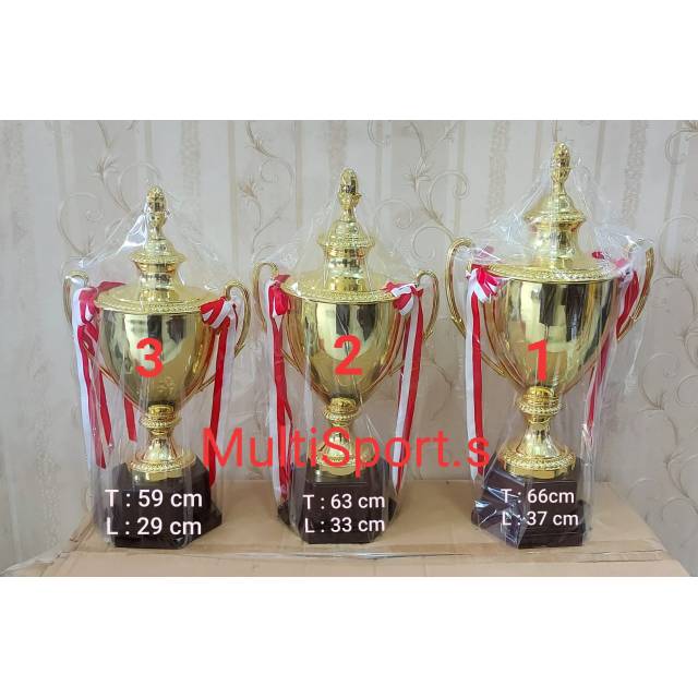 PIALA TROPHY  IMPORT CUP KUNINGAN BESAR
