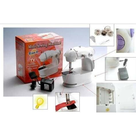 MINI SEWING MACHINE MESIN JAHIT MINI PORTABLE GT-202 FHSM-202 electric irit daya listrik