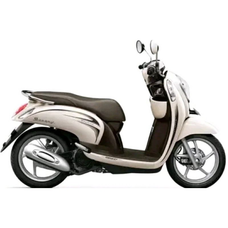 stiker sticker striping stripping honda Scoopy pgm fI Stylish 2013  2014 krem cream