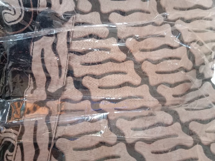 Atasan Batik Wanita Blouse Motif Kangkung Kombinasi Motif Parang Warna Coklat Muda Terlaris 2021