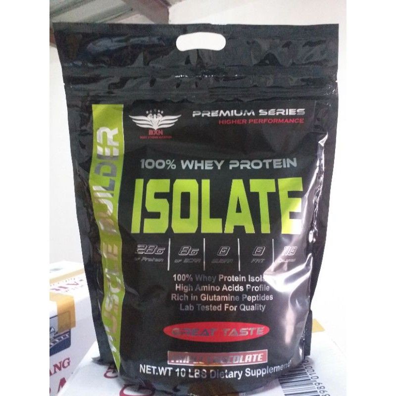 BXN Isolate 100% Whey Protein Isolate 10 Lbs Body Xtreme Nutrition