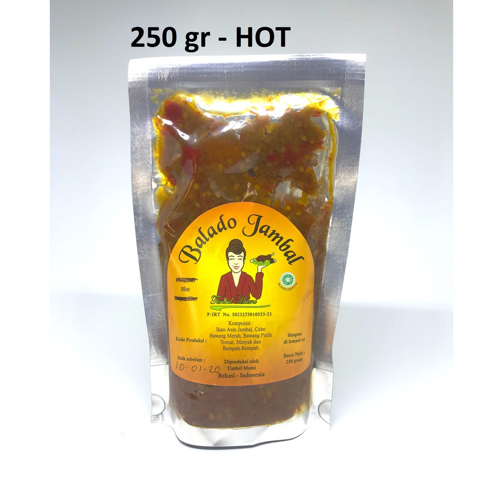 

Balado Jambal Pedas HOT 250 gr