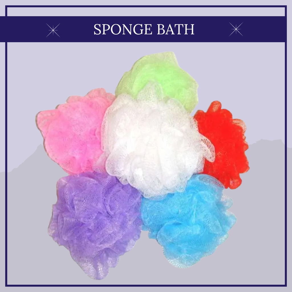 SPONGE BATH / Shower puff / Spons MANDI / HALUS