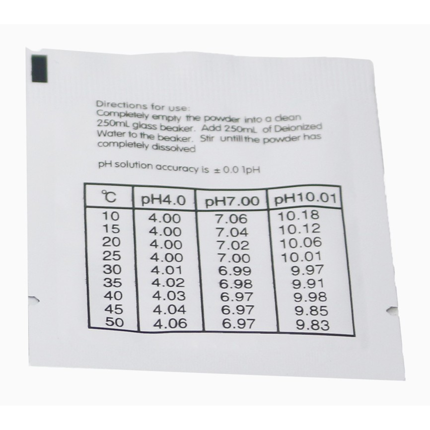 PH Bubuk pH Buffer Powder Calibration pH 10,01