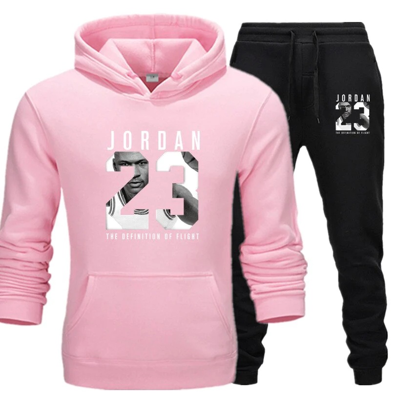 Setelan Celana Jogger &amp; Jumper Hoodie JORDAN23 II Set sweater Hoodie dan Celana Joger Panjang II SIZE ( Pria &amp; Wanita )