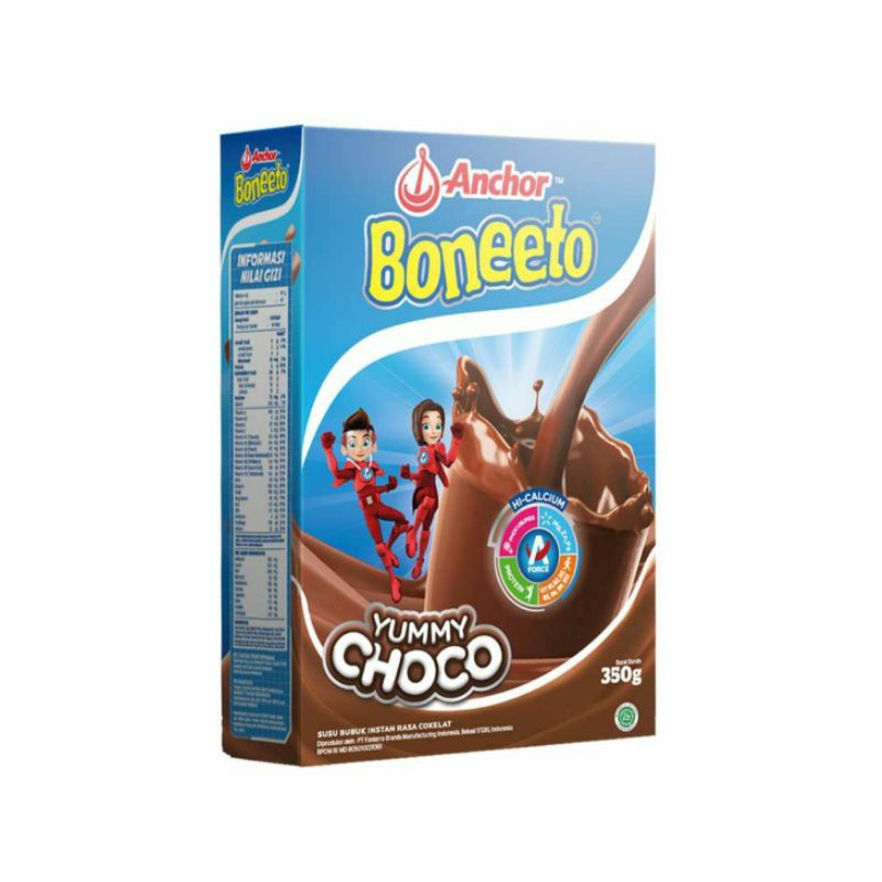 

Anchor Boneeto Susu Bubuk Hi-Calcium Yummy Choco 350g