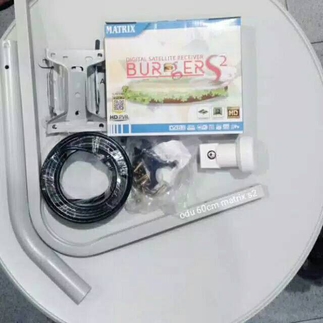 Parabola mini antena lengkap