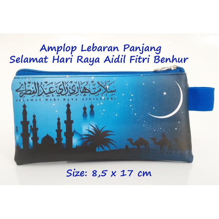 

Dijual Amplop Lebaran Panjang Selamat Hari Raya Aidil Fitri Benhur Dompet Limited