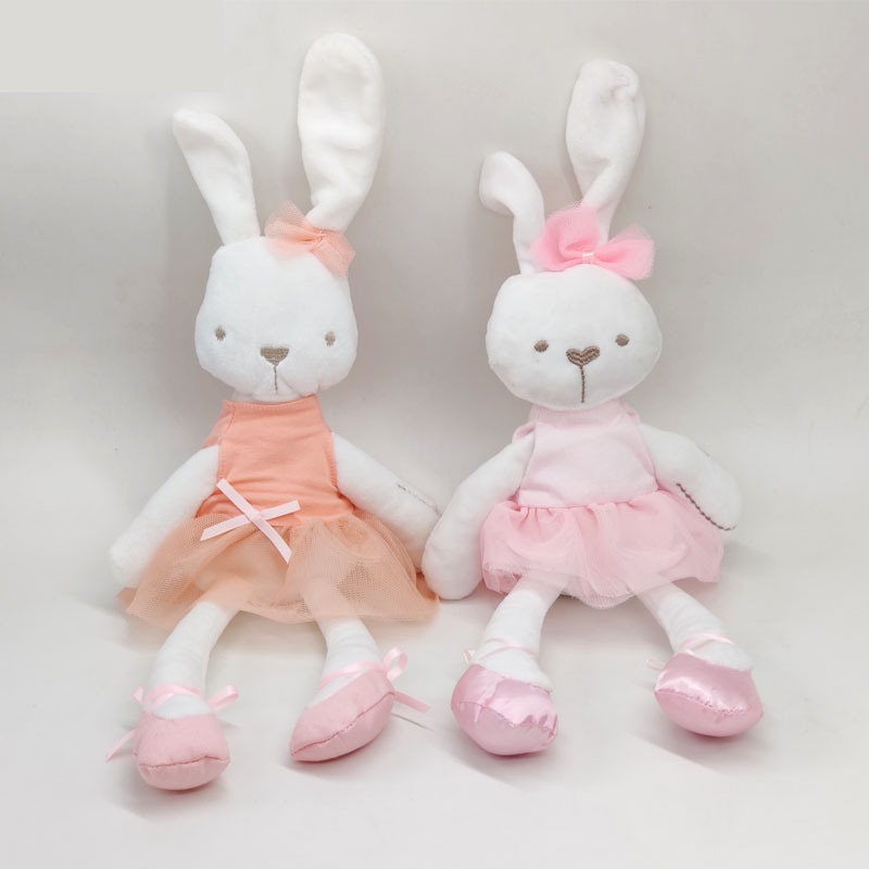 Baby Soft Brinquedos Plush Rabbit Bunny &amp; Bear Sleeping Mate Stuffed &amp; Plush Animals Toys